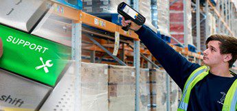 TouchStar Rugged Device in tough warehouse environment image