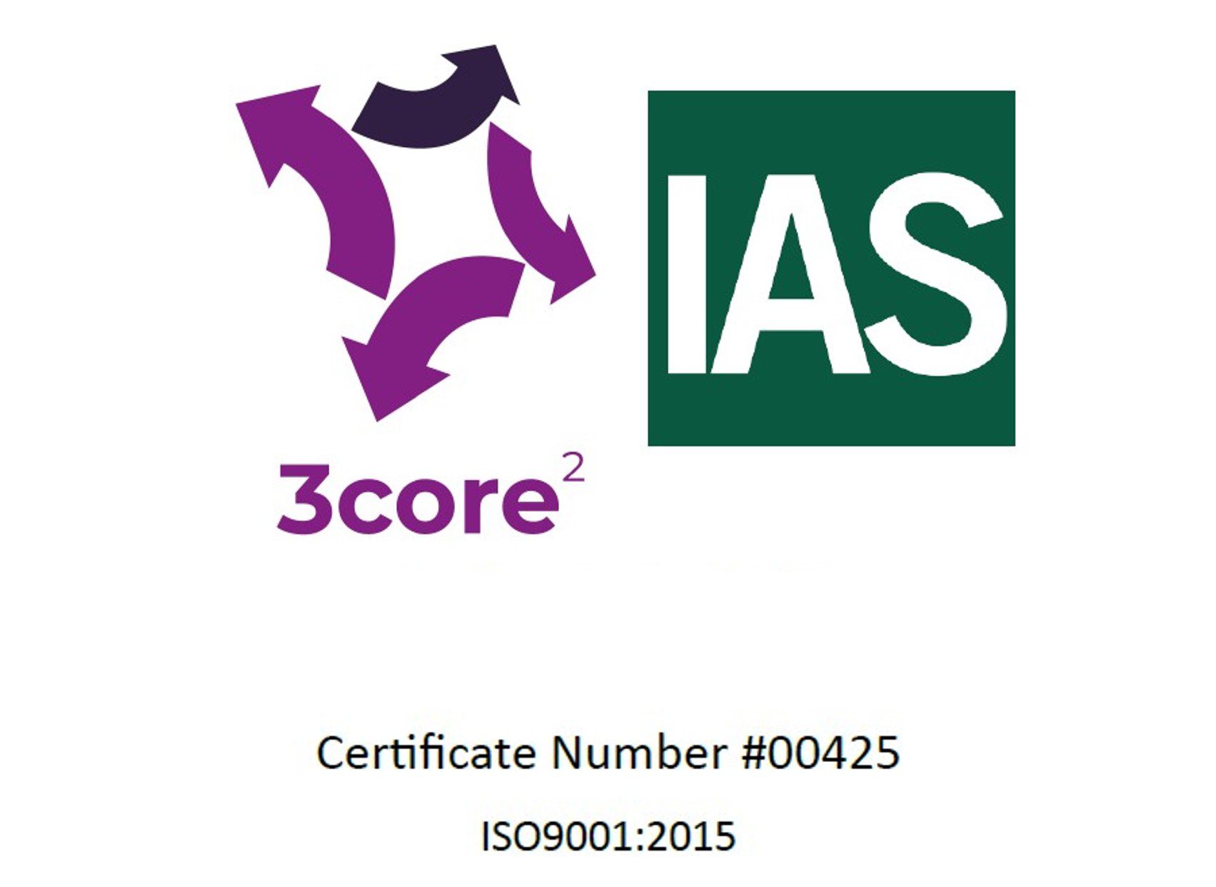 TouchStar ISO9001 Accreditation Logo