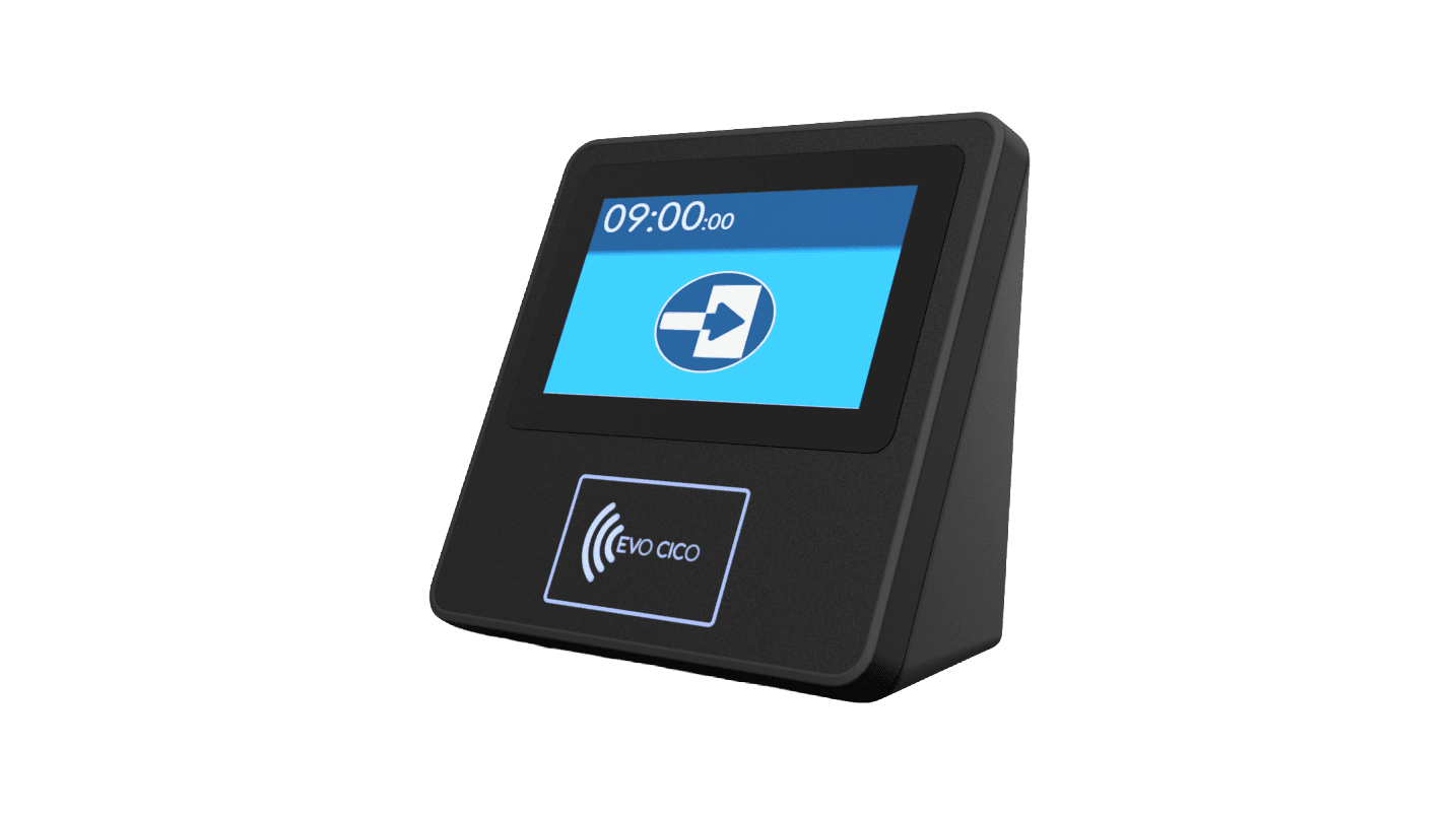 Evo CICO Employee Time Clock Black Product Grid