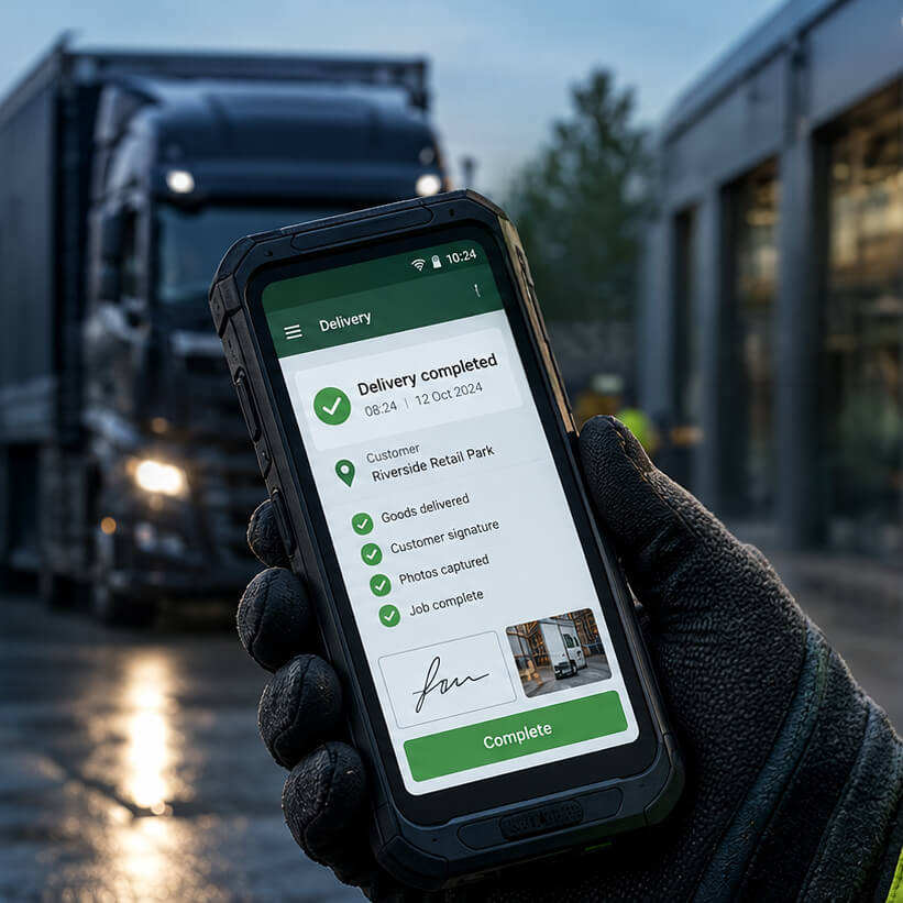 Logistics workflow information across a supply chain operation